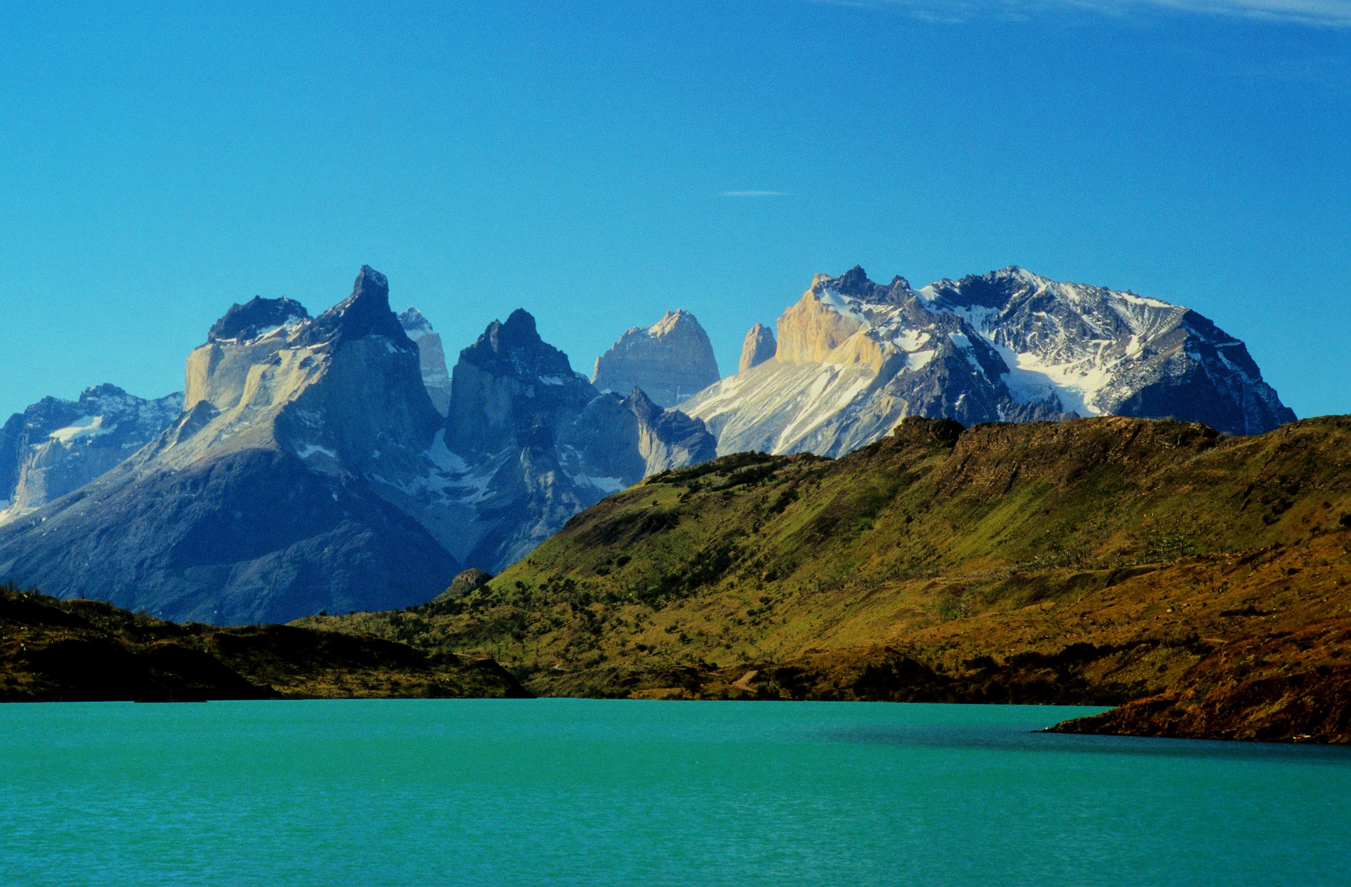 chile, Parks, Mountains, Lake, Torres, Del, Paine, National, Park ...