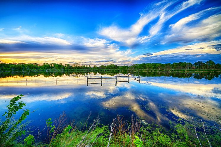 scenery, Lake, Sky, Nature HD Wallpaper Desktop Background