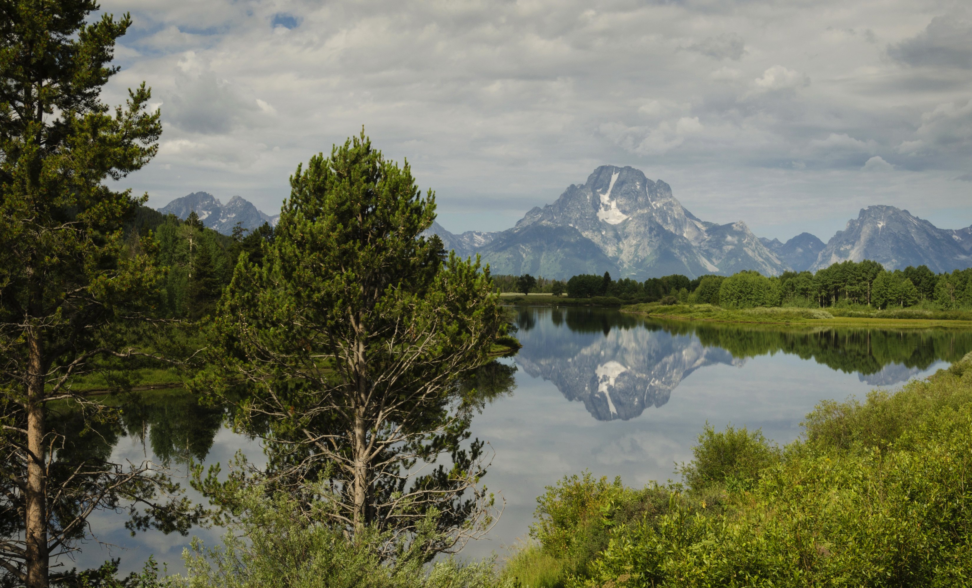 usa, Scenery, Mountains, Lake, Sky, Trees, Moran, Wyoming, Nature Wallpaper