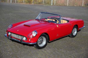 ferrari, 250, Gt, Cabriolet,  series, Ii , Red, 1960, Classic