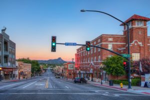 usa, Houses, Roads, Evening, Street, Prescott, Arizona, Cities