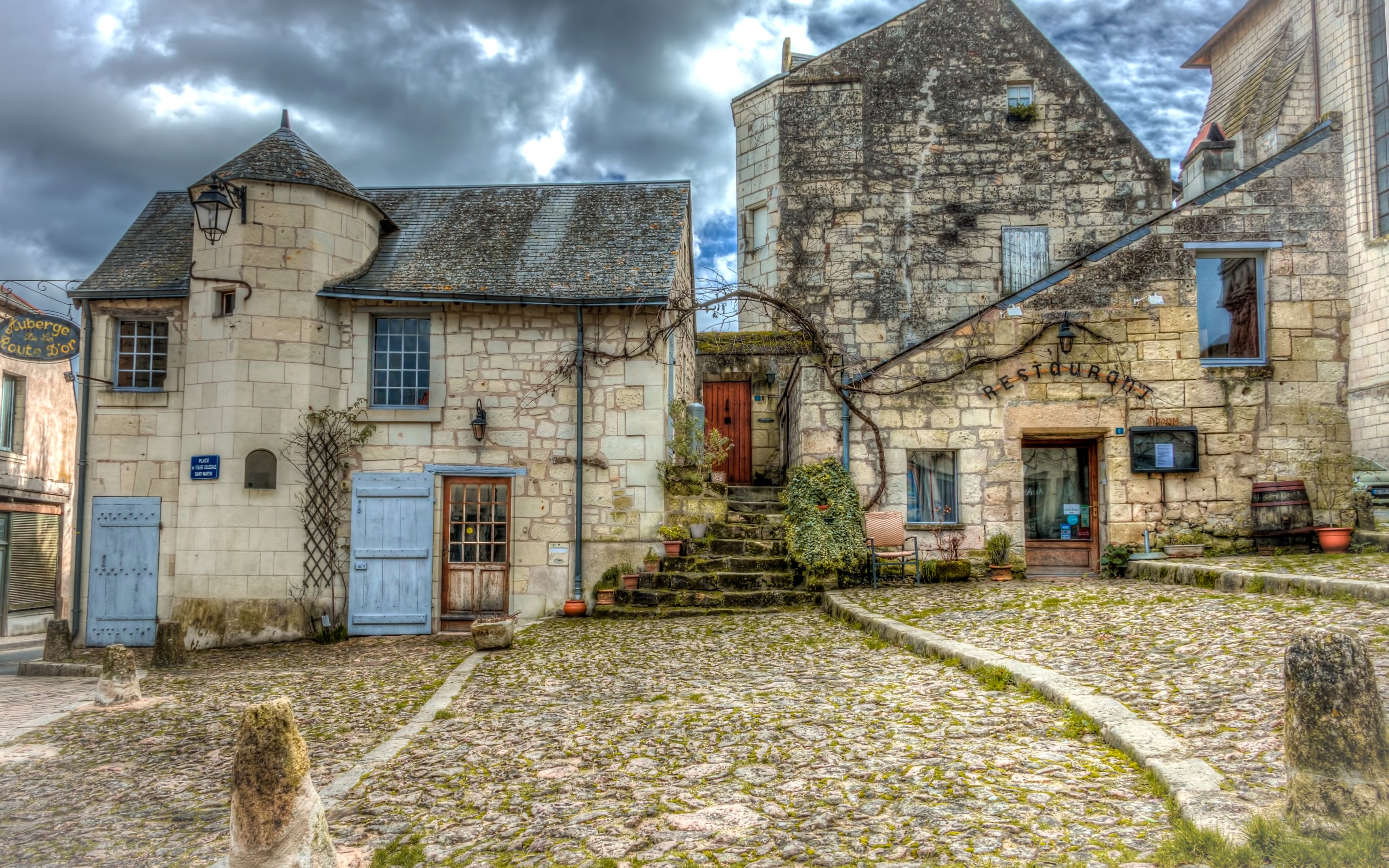 france, Houses, Candes saint martin, Cities Wallpaper
