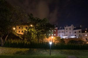 poland, Houses, Trees, Night, Lublin, Cities