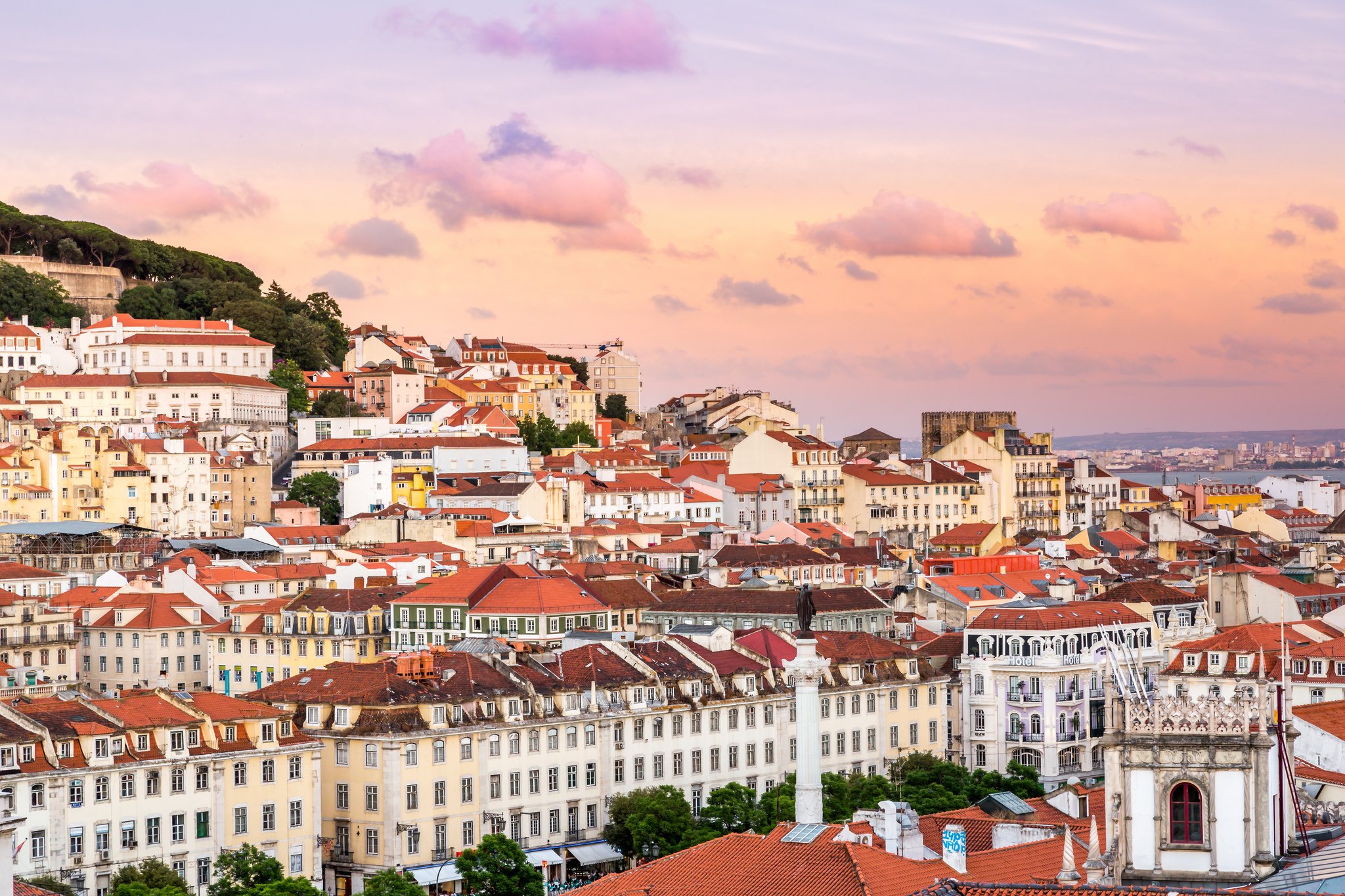 houses, Portugal, Lisbon, Cities Wallpapers HD / Desktop and Mobile ...