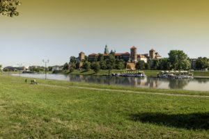 poland, Castles, Rivers, Grass, Wawel, Royal, Castle, Krakow, Cities