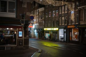 amsterdam, Netherlands, Houses, Street, Night, Cities