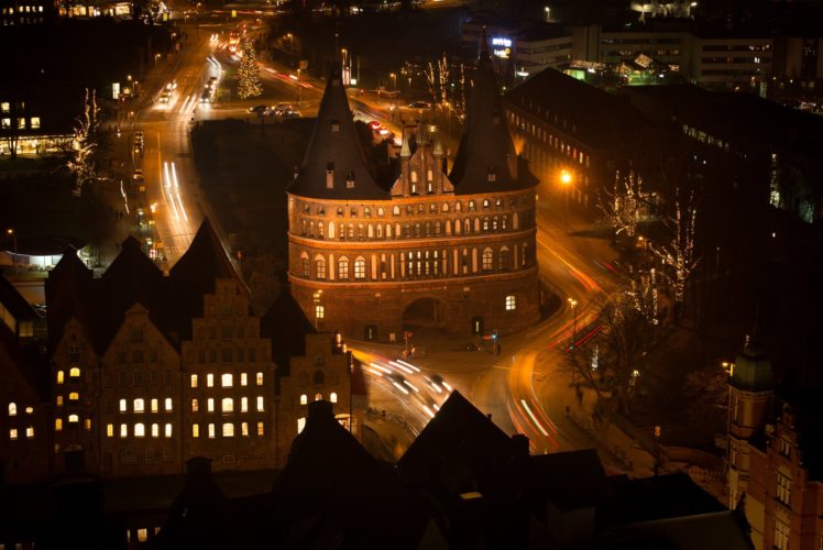houses, Germany, Night, Cities HD Wallpaper Desktop Background