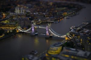 bridges, Rivers, From, Above, Night, London, Tiltshift, Cities