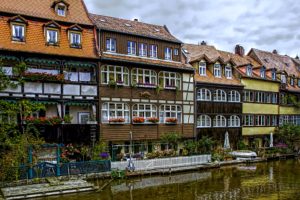 germany, Houses, Rivers, Marinas, Bavaria, Bamberg, Cities