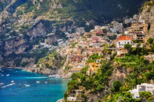 italy, Houses, Mountains, Coast, Positano, Cities