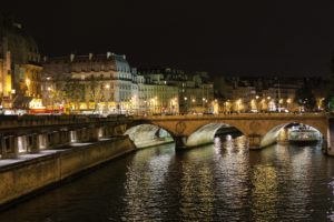 france, Houses, Rivers, Bridges, Paris, Night, Street, Lights, Cities