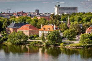 stockholm, Sweden, Houses, Rivers, Trees, Cities