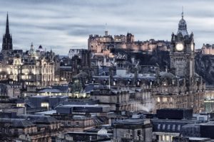 scotland, Houses, Edinburgh, Cities