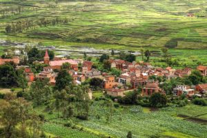 madagascar, Small, Towns, Houses, Fields, Toliara, Cities