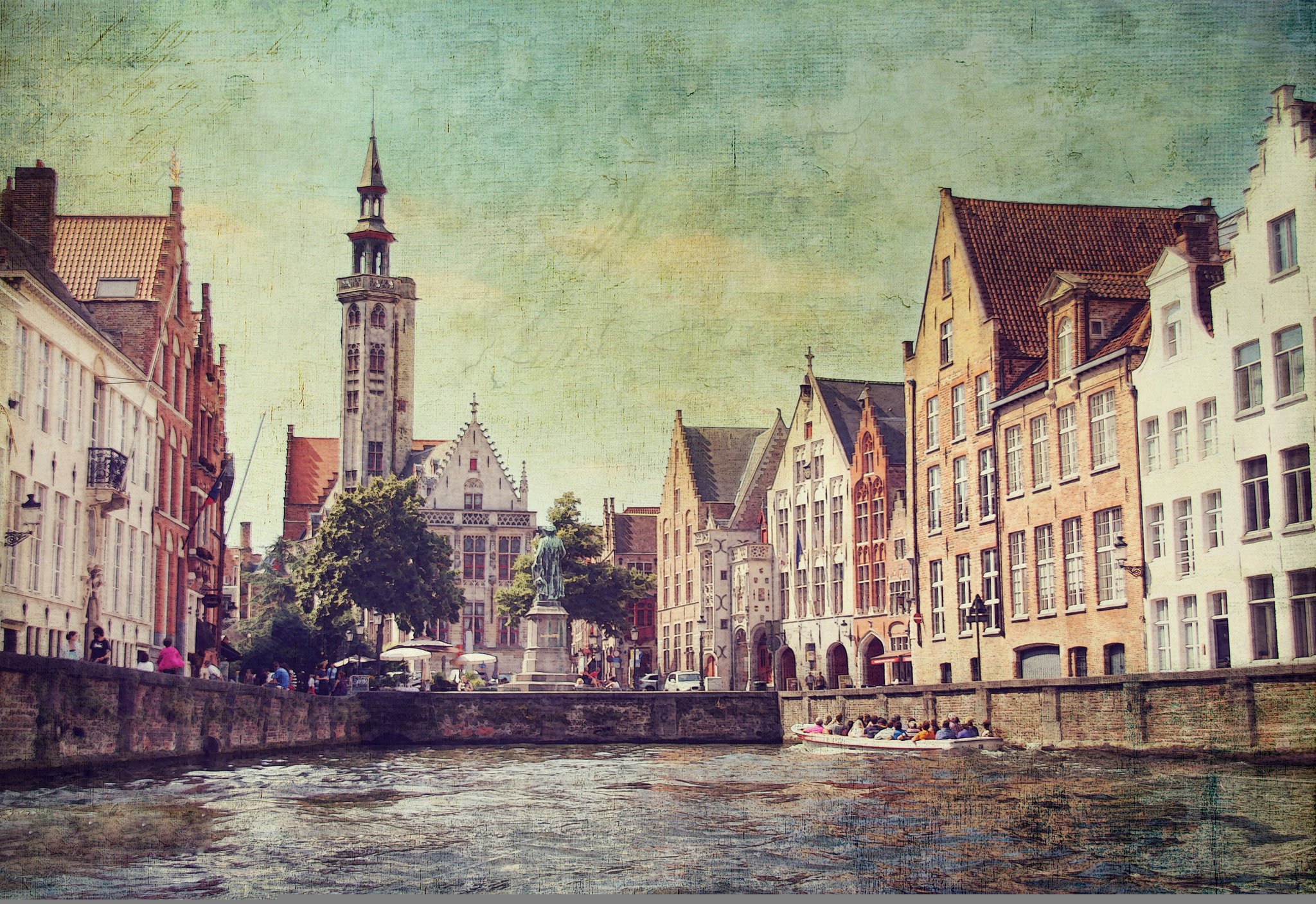houses, Belgium, Bruges, Cities Wallpaper