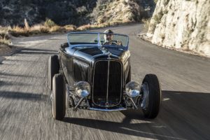 hot, Rods, 1932, Ford, Black, Cars, Retro