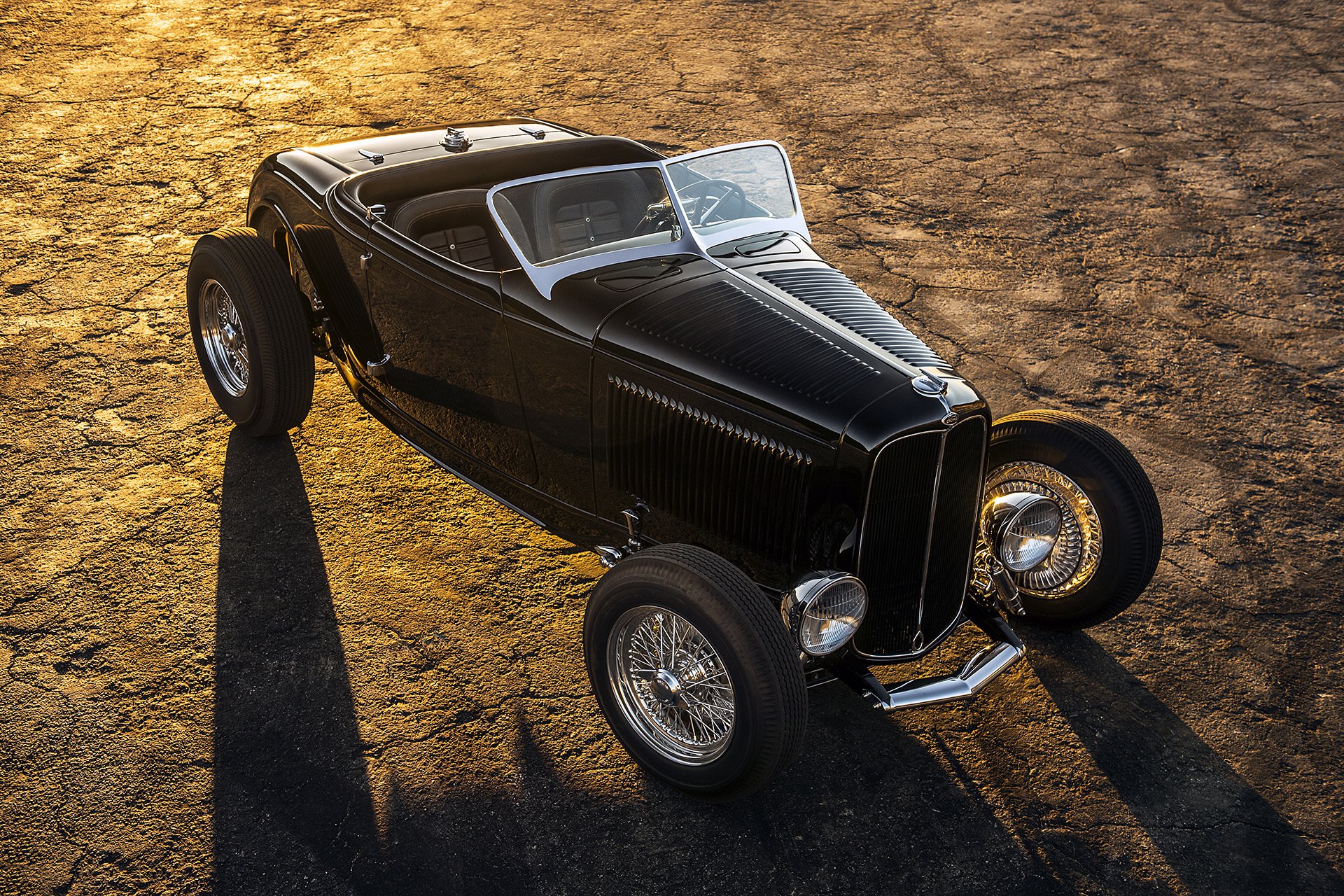 hot, Rods, 1932, Ford, Black, Cars, Retro Wallpaper