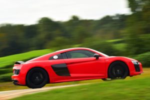 2016, Audi, R8, V10, Coupe, Cars, Red