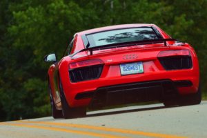 2016, Audi, R8, V10, Coupe, Cars, Red