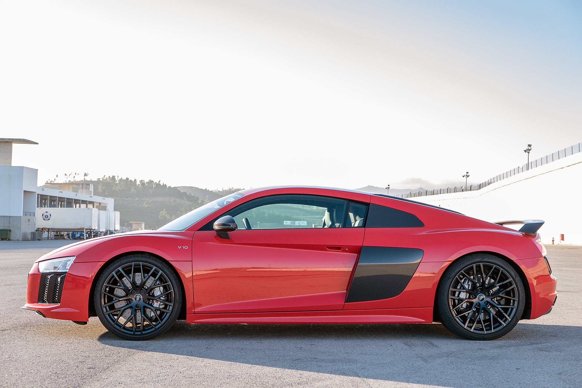 2016, Audi, R8, V10, Coupe, Cars, Red Wallpaper