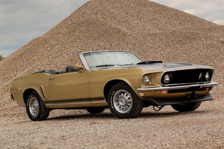 1969, Ford, Mustang, Convertible, Cars HD Wallpaper Desktop Background