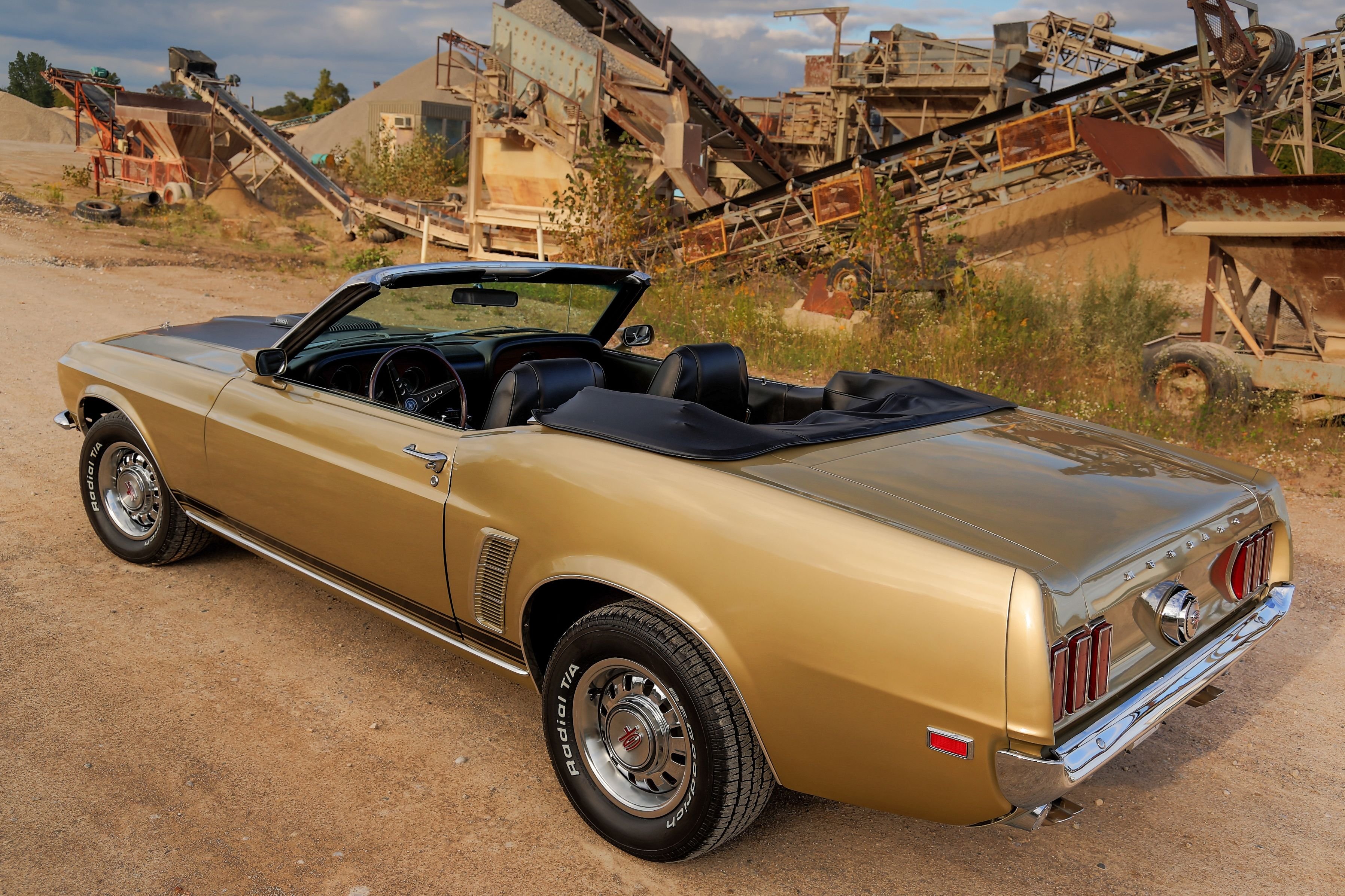 1969, Ford, Mustang, Convertible, Cars Wallpaper