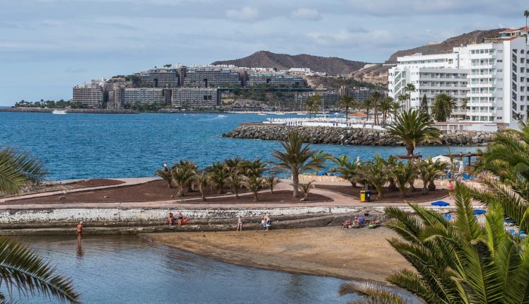 spain, Houses, Coast, Canary, Islands, Palma, Arguineguin, Cities HD Wallpaper Desktop Background