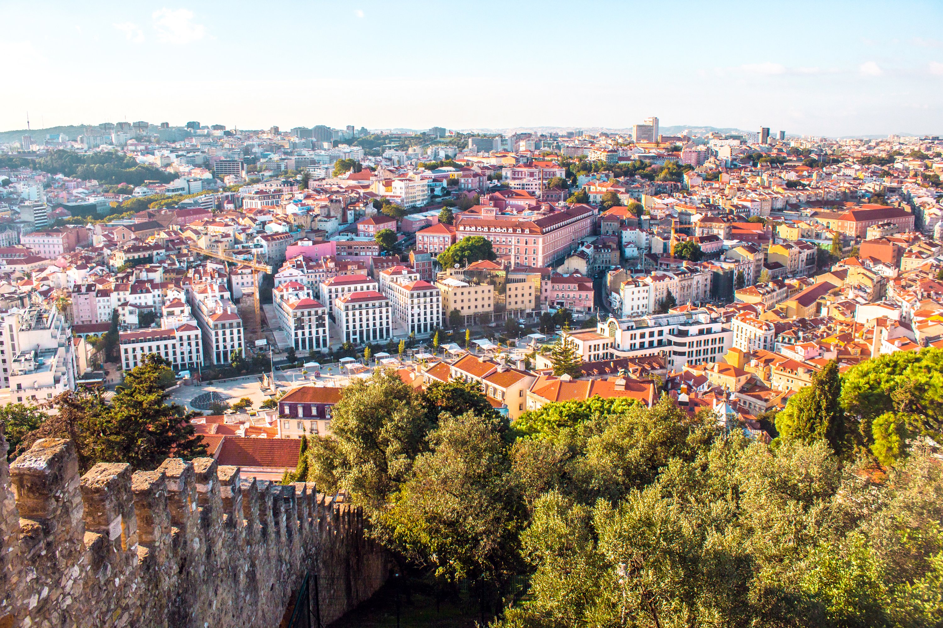 portugal, Houses, Megapolis, Lisbon, Cities Wallpaper
