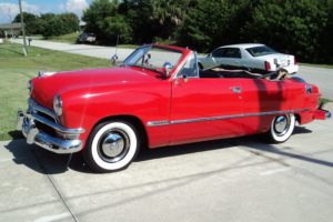 1950, Ford, Custonline, Deluxe, Convertible, Red, Classic, Old, Vintage, Original, Usa, 2592×1944 13