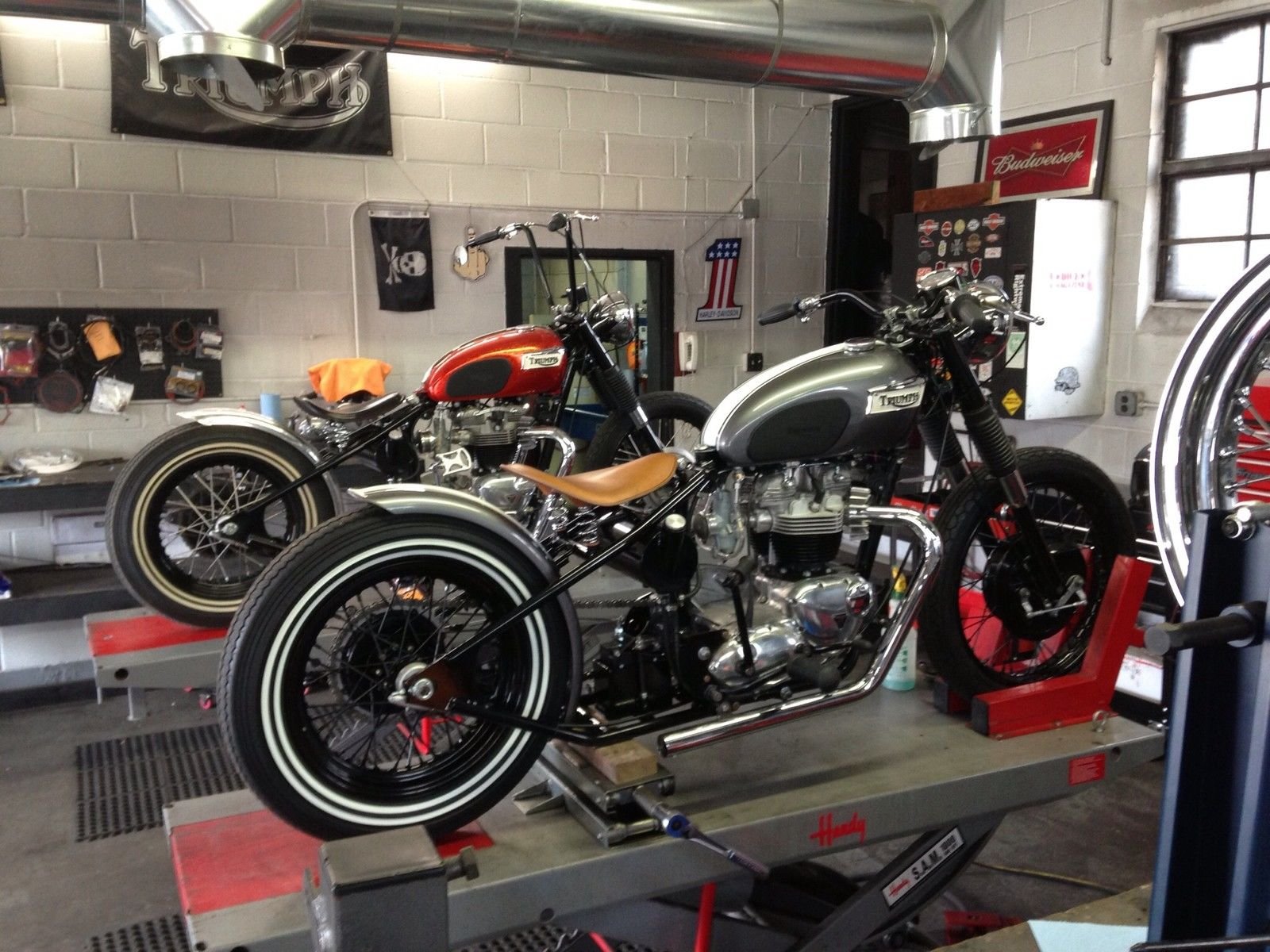 bobber, Motorbike, Custom, Bike, Motorcycle, Hot, Rod, Rods, Chopper, Triumph Wallpaper