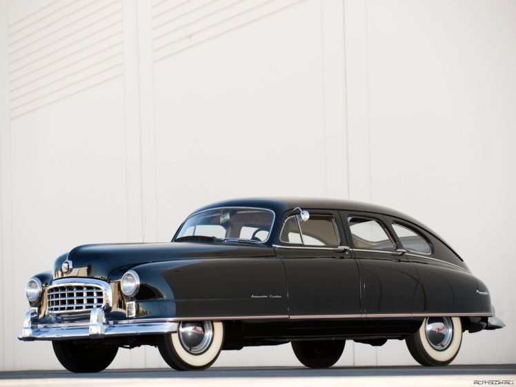 1950, Nash, Ambassador, Custom, 4, Door, Sedan, Black, Classic, Old, Vintage, Usa, 2048×1536 01 HD Wallpaper Desktop Background