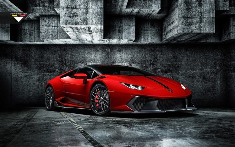 2016, Vorsteiner, Lamborghini, Huracan, Novara, Edizione, Coupe, Cars, Red, Modified HD Wallpaper Desktop Background