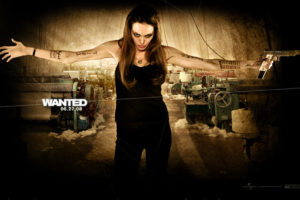 wanted, Angelina, Jolie, Actress, Brunette, Girl, Girls, Women, Female, Females, Poster, Posters, Weapon, Weapons, Guns, Gun, Pistol