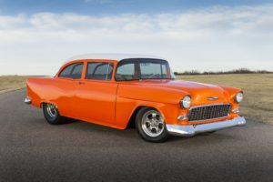 1955, Chevrolet, 150, Pro, Streeter, Cars, Classic, Orange