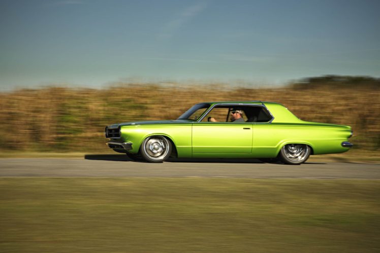 1965, Dodge, Dart, Cars, Coupe, Green, Classic, Modified HD Wallpaper Desktop Background