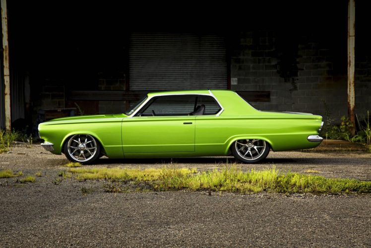 1965, Dodge, Dart, Cars, Coupe, Green, Classic, Modified HD Wallpaper Desktop Background