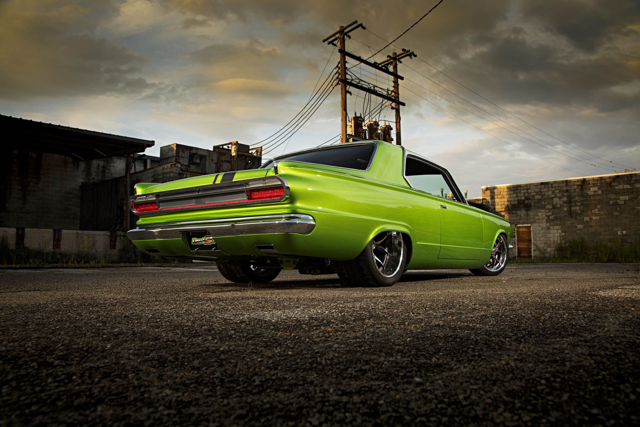 1965, Dodge, Dart, Cars, Coupe, Green, Classic, Modified Wallpaper