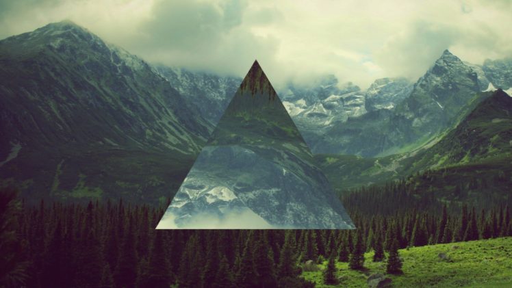triangles, Manipulation, Hipster, Abstract HD Wallpaper Desktop Background