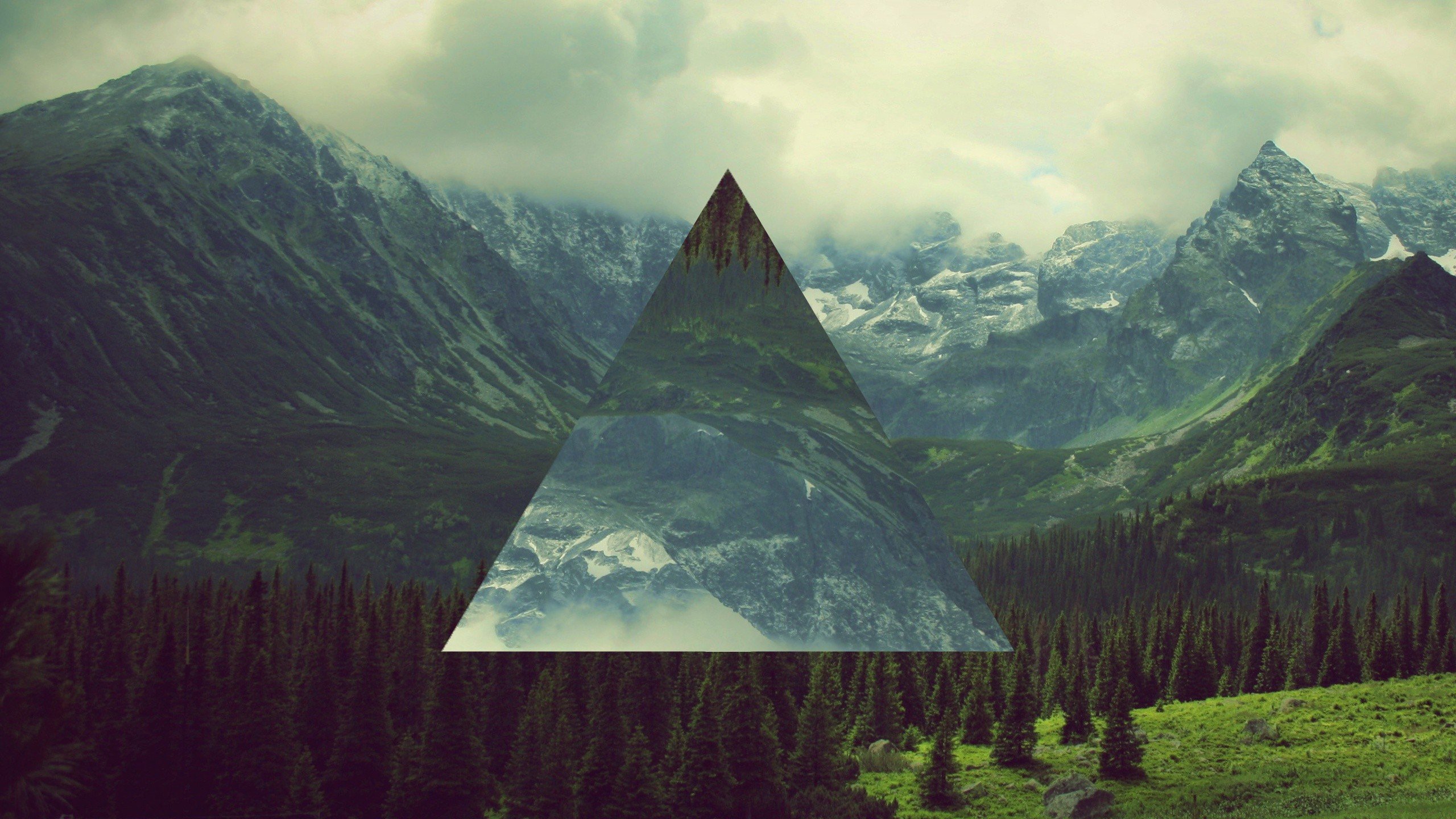 triangles, Manipulation, Hipster, Abstract Wallpapers HD / Desktop and  Mobile Backgrounds