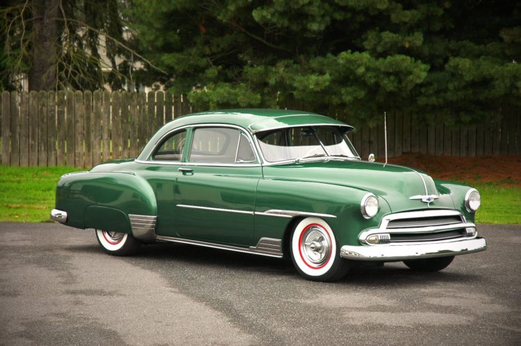1951, Chevrolet, Deluxe, Coupe, Custom, Hotrod, Hot, Rod, Old, School, Usa, 1500×1000 01 HD Wallpaper Desktop Background