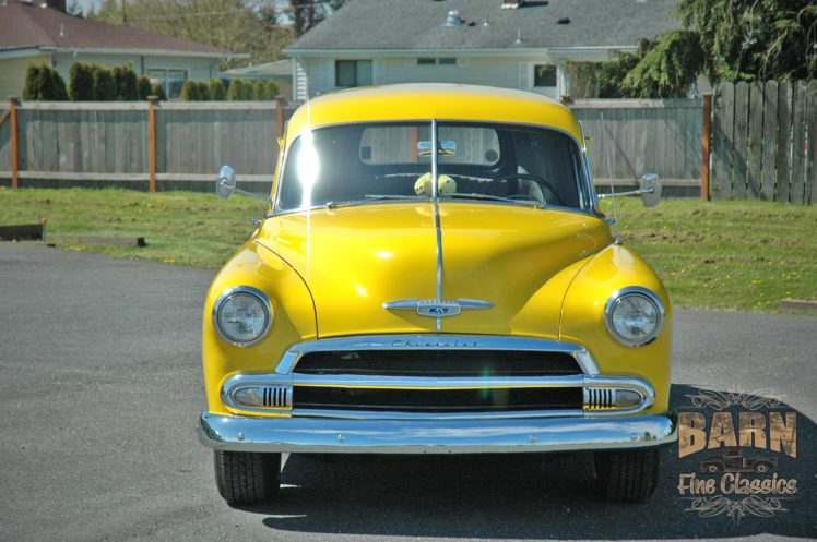 1951, Chevrolet, Sedandelivery, Hotrod, Hot, Rod, Streetrod, Street, Yellow, Usa, 1500×1000 01 HD Wallpaper Desktop Background