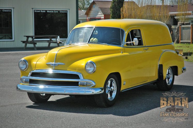1951, Chevrolet, Sedandelivery, Hotrod, Hot, Rod, Streetrod, Street, Yellow, Usa, 1500×1000 02 HD Wallpaper Desktop Background