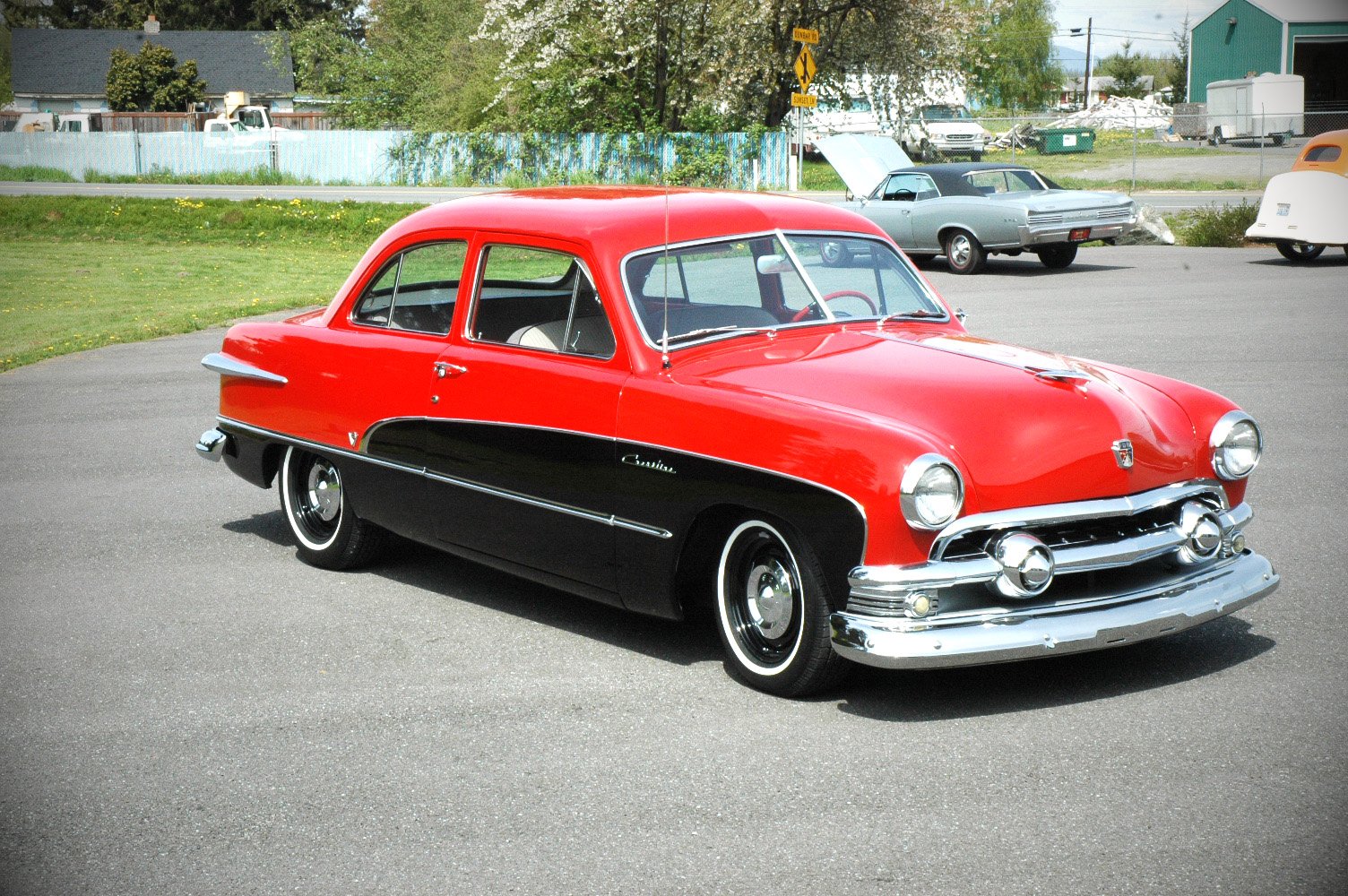 1951, Ford, Crestline, Custom, Coupe, Classic, Old, Vintage, Usa, 1500x1000,  09 Wallpaper