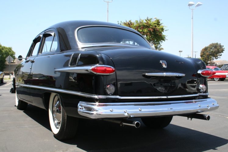 1951, Ford, Custom, Sedan, 2, Door, Black, Classic, Old, Vintage, Usa, 1536×1152 03 HD Wallpaper Desktop Background