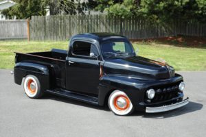 1951, Ford, F1, Pickup, Chopped, Top, Hotrod, Hot, Rod, Custoim, Kustom, Old, School, Usa, 1500×1000 08