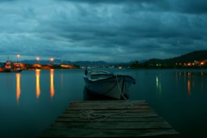 landscapes, Cityscapes, Night, Boats, Lakes