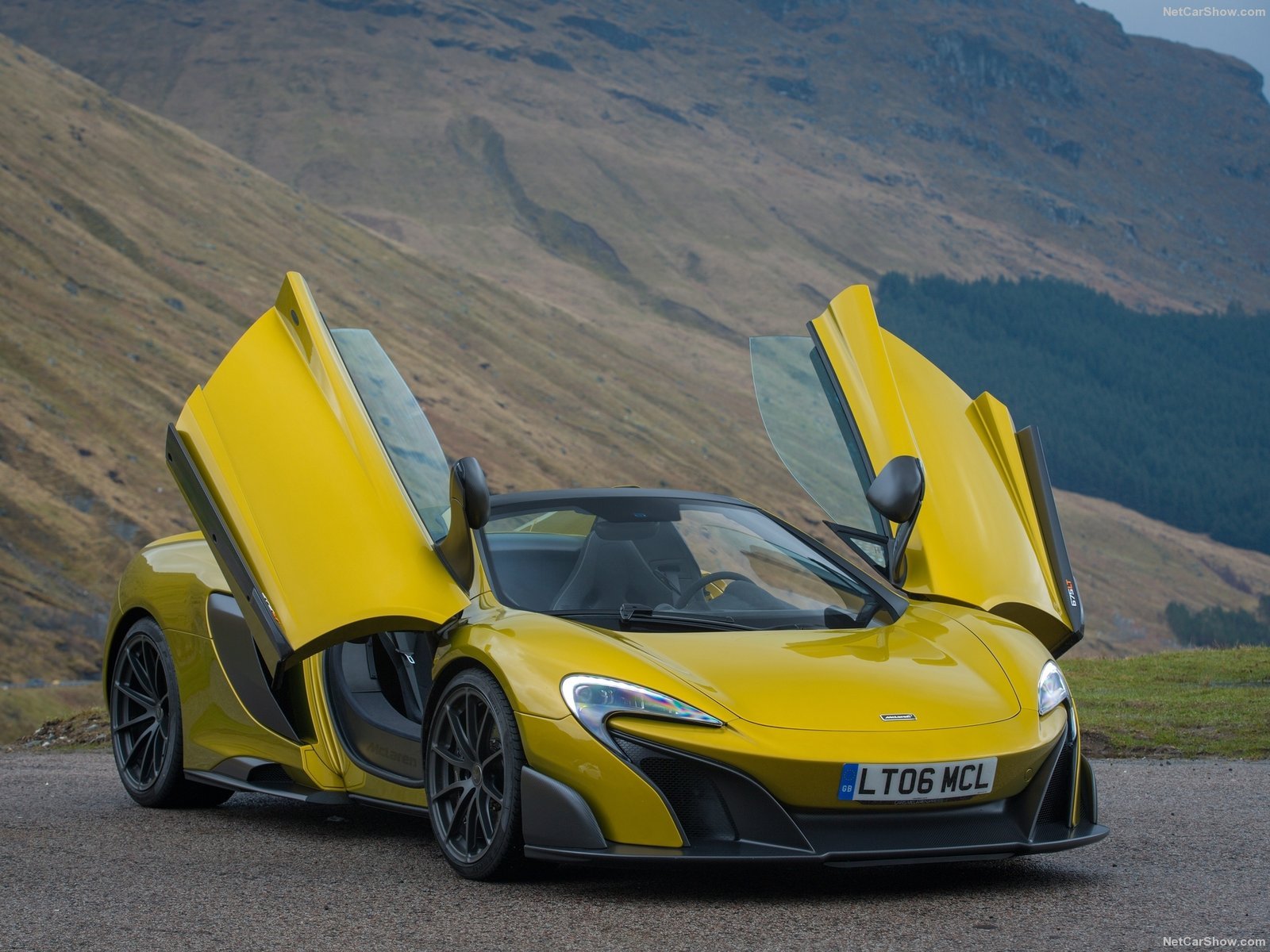 mclaren, 675lt, Spider, Cars, 2016 Wallpaper