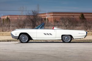1963, Ford, Thunderbird, 390, 340, Hp, Sports, Roadster, White, Cars, Classic