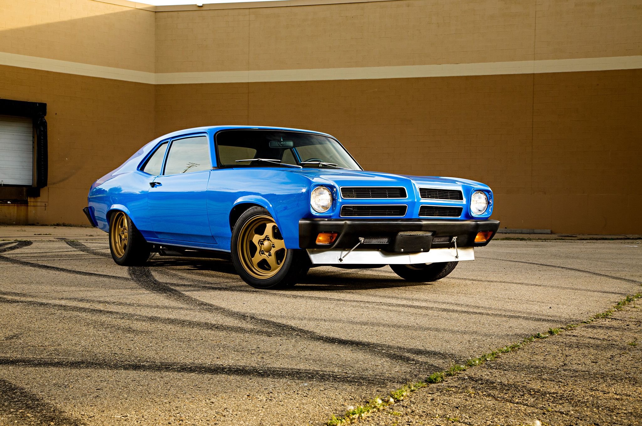 1972, Pontiac, Ventura, Cars, Blue, Modified, Classic Wallpaper