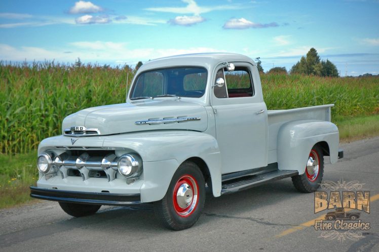 1951, Ford, F1, Pickup, Classic, Old, Vintage, Usa, 1500×1000 02 HD Wallpaper Desktop Background